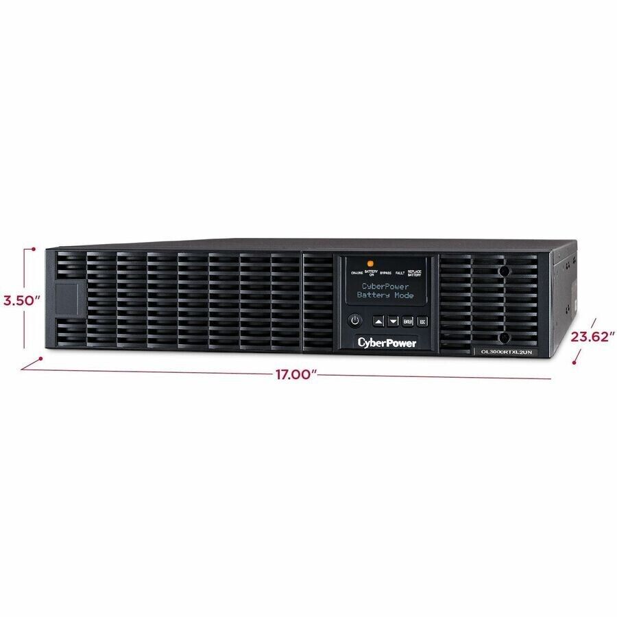 CyberPower OL3000RTXL2UN 1+6 Outlets Smart App Online UPS System 3000VA 2700W