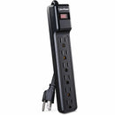 CyberPower CSB6012 6 Outlet Essential Surge Protection 800V 1200J 12FT Cord BLCK
