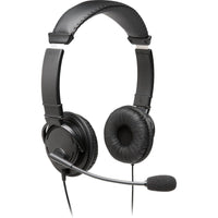 Kensington K97601WW Classic USB-A Stereo Over Ear Headset with Boom Mic Comfort