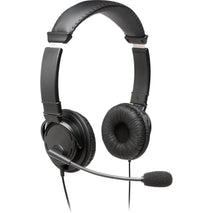 Kensington K97601WW Classic USB-A Stereo Over Ear Headset with Boom Mic Comfort