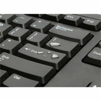 Kensington K64370A 104-Key Keyboard for Life Metal Back USB Spill Resistant