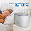 Lasko UH250 10" Top Fill Ultrasonic Cool Mist Humidifier 3.5L Scent Tray WHITE