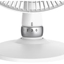 Lasko D12225 18"x14" Table Fan Oscilatting Tilt Quiet 3 Speed Carry Small WHITE