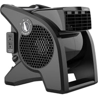 Lasko U15617 Pro Pivoting Blower Utility Fan 3 Speed Portable Carry Grip BLACK