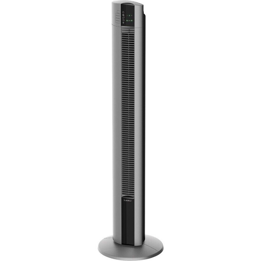 Lasko T48314 42.5" TOwer Floor Fan 3 Speed Timer Night Mode Oscillating BLACK