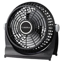 Lasko 507 10" Portable 2 Speed Breeze Table Floor Fan 360 Pivor Compact BLACK