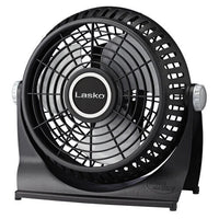 Lasko 507 10" Portable 2 Speed Breeze Table Floor Fan 360 Pivor Compact BLACK