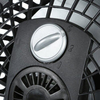 Lasko 507 10" Portable 2 Speed Breeze Table Floor Fan 360 Pivor Compact BLACK