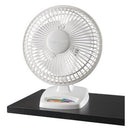 Lasko 2002W 6" Personal Desk Fan Pivoting Head Quiet Portable Easy Grip WHITE