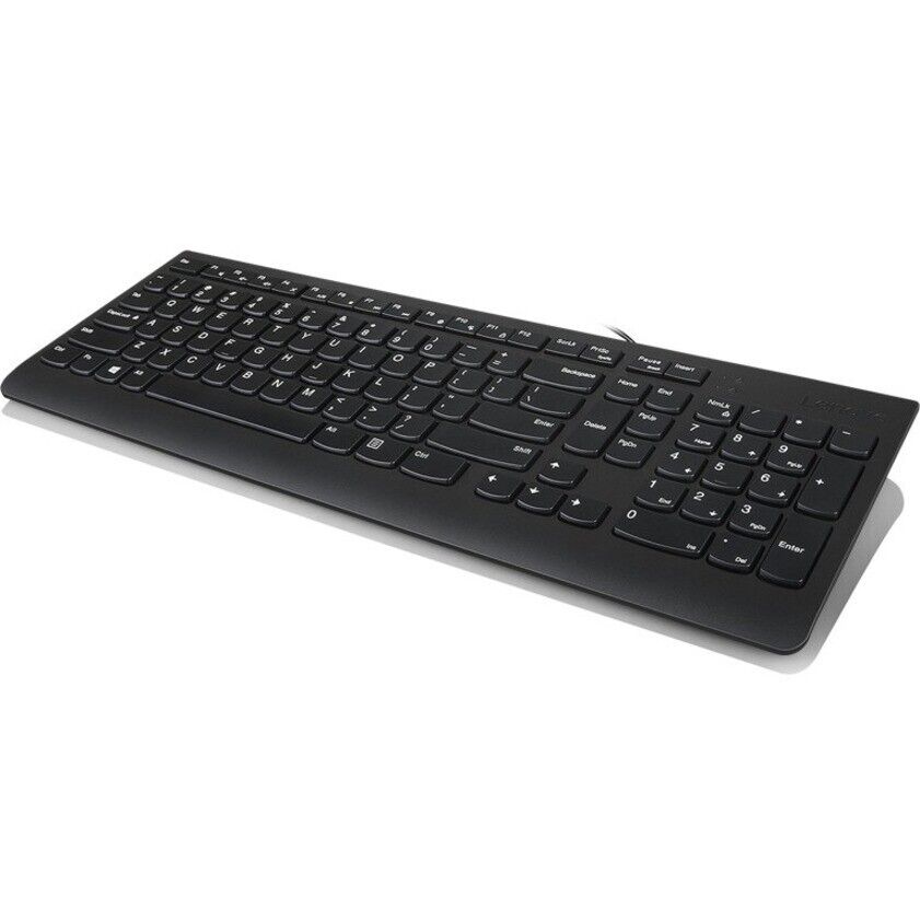 Lenovo GX30M39655 Classic 300 USB 104 Keys Standard Wired Keyboard BLACK
