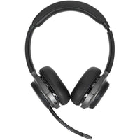 Targus AEH104TT Wireless Bluetooth Stereo Comfortable Headset 3.5mm USB-A BLACK