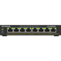 Netgear GS308EPP-100NAS 8 Gigabit Ethernet PoE+ Smart Managed Plus Switch 123W