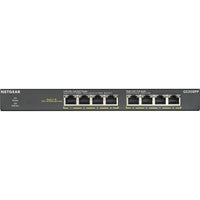 Netgear GS308PP-100NAS 8 Port Gigabit Ethernet SOHO PoE+ Unmanaged Switch 83W