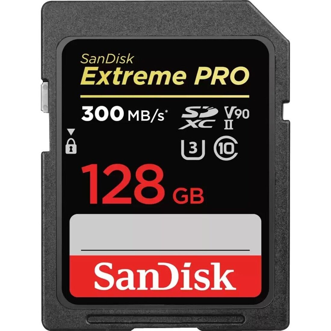 SanDisk SDSDXDK-128G-ANCIN Extreme PRO 128GB SD Class 3 UHS-II U3 V90 SDXC 300mb