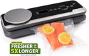 Presto 05623 FreshDaddy Vacuum Sealer w Digital Scale 1-Touch Auto Operation