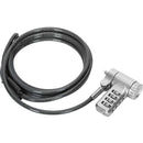 Targus ASP96GLX-S 6.5FT DEFCON 4-Digit T-Bar Combination Steel Lock Resettable