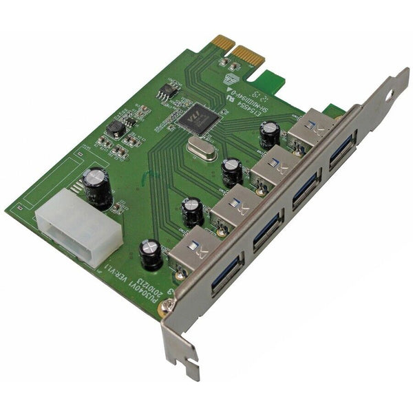 Visiontek 900544 4 Port USB 3.0 PCI-E Express Internal Expansion Card