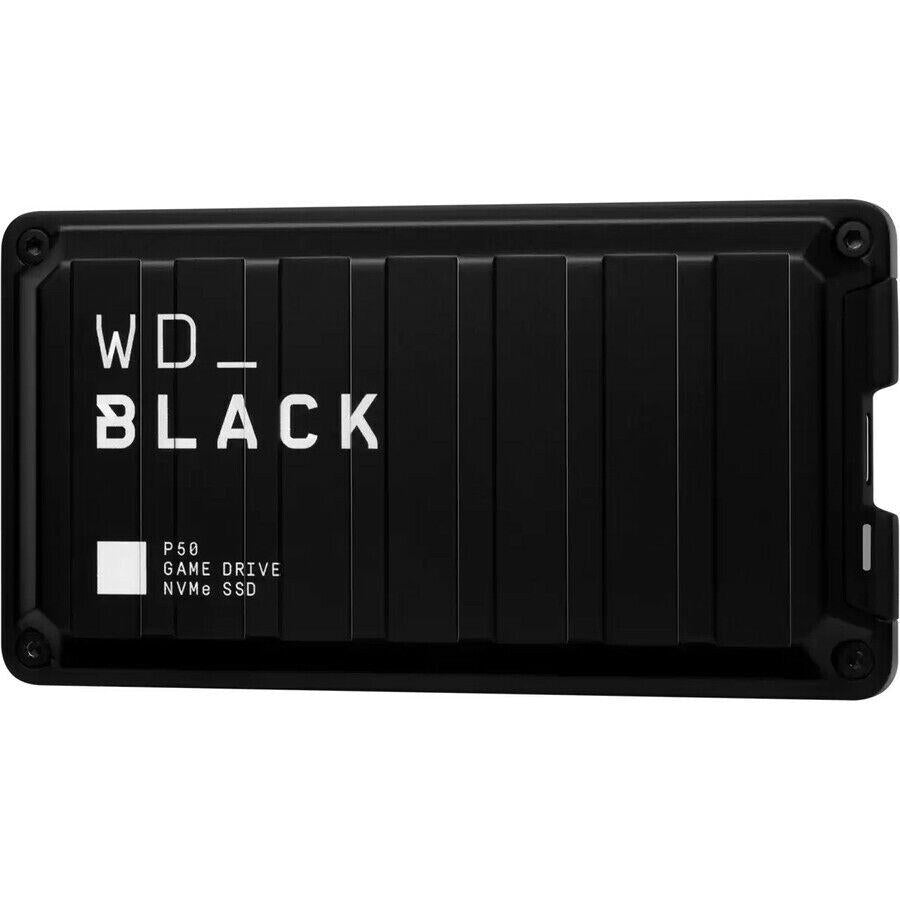 WD WDBA3S0040BBK Black P50 4TB External HDD Portable Hard Drive USB-C 3.2 Gen 2