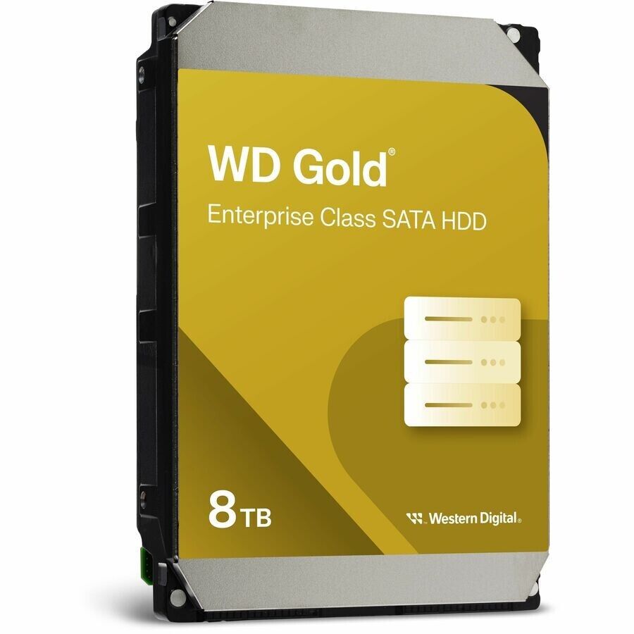 Western Digital WD8005FRYZ Gold ENT NAS 8TB 3.5" HDD SATA/600 7200rpm Hard Drive