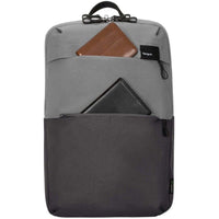 Targus TBB634GL 16" Sagano Notebook Backpack Carrying Case Tro Strap Black Gray