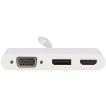 Visiontek 901433 USB-C to DisplayPort HDMI VGA 3840x2160 4K Adapter Plug n Play