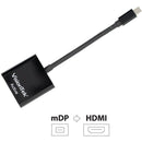 Visiontek 900691 6" Mini-DisplayPort Mini-DP to HDMI 4K Active Video Adapter