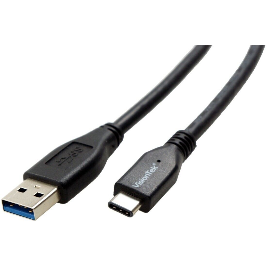 Visiontek 900826 3.3FT (1 Meter) USB-C to USB-A Male Male 60W 10Gbps Data Cable