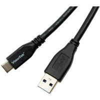 Visiontek 900826 3.3FT (1 Meter) USB-C to USB-A Male Male 60W 10Gbps Data Cable