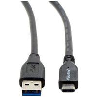 Visiontek 900826 3.3FT (1 Meter) USB-C to USB-A Male Male 60W 10Gbps Data Cable