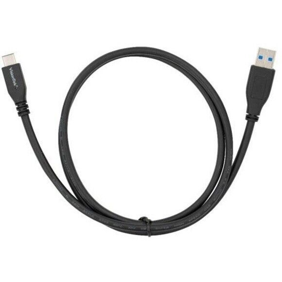 Visiontek 900826 3.3FT (1 Meter) USB-C to USB-A Male Male 60W 10Gbps Data Cable