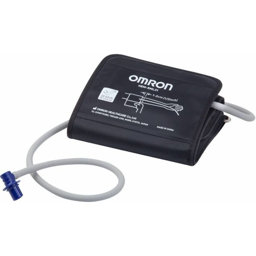 Omron HEM-RML31-B Wide Range D-Ring Cuff 9" to 17" Air Plug Upper Arm