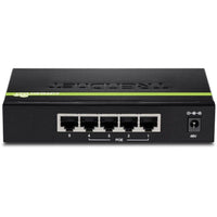 TRENDnet TPE-TG50g 5 Port Gigabit Unmanaged Switch 4 Port PoE+ 31W Budget Metal