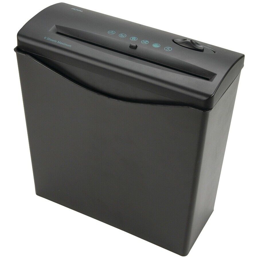 Royal 16999U JS55 Paper Shredder w Basket Strip Cut Auto Start Stop Black