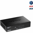 TRENDnet TEG-S51 5 Port Gigabit Desktop Ethernet Switch Quiet Fanless Metal Case