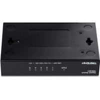 TRENDnet TEG-S51 5 Port Gigabit Desktop Ethernet Switch Quiet Fanless Metal Case