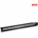 TRENDnet TC-KP24 24-Port Blank Keystone 1U Patch Panel 19" RackMount Housing