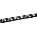 TRENDnet TC-KP24 24-Port Blank Keystone 1U Patch Panel 19" RackMount Housing