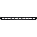 TRENDnet TC-KP24 24-Port Blank Keystone 1U Patch Panel 19" RackMount Housing