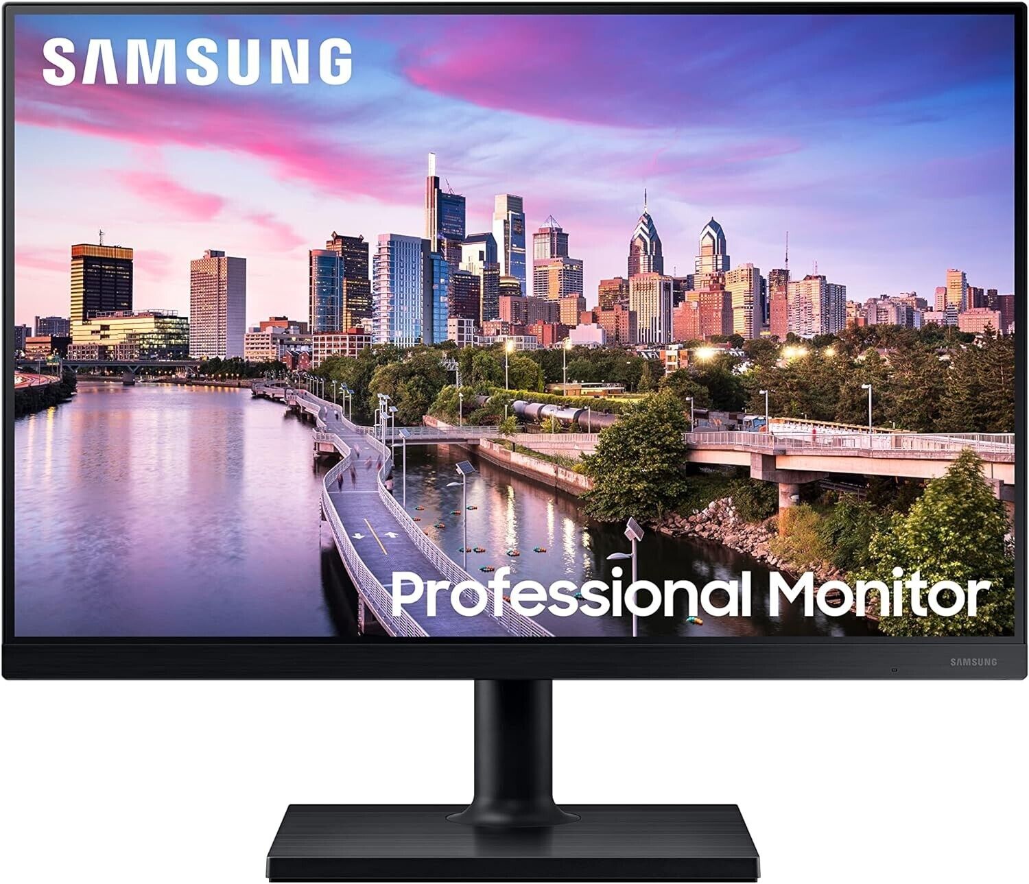 Samsung F24T454GYN 24" FHD LCD Flat IPS Monitor 1920x1200 HDMI DP DVI USB SPKR