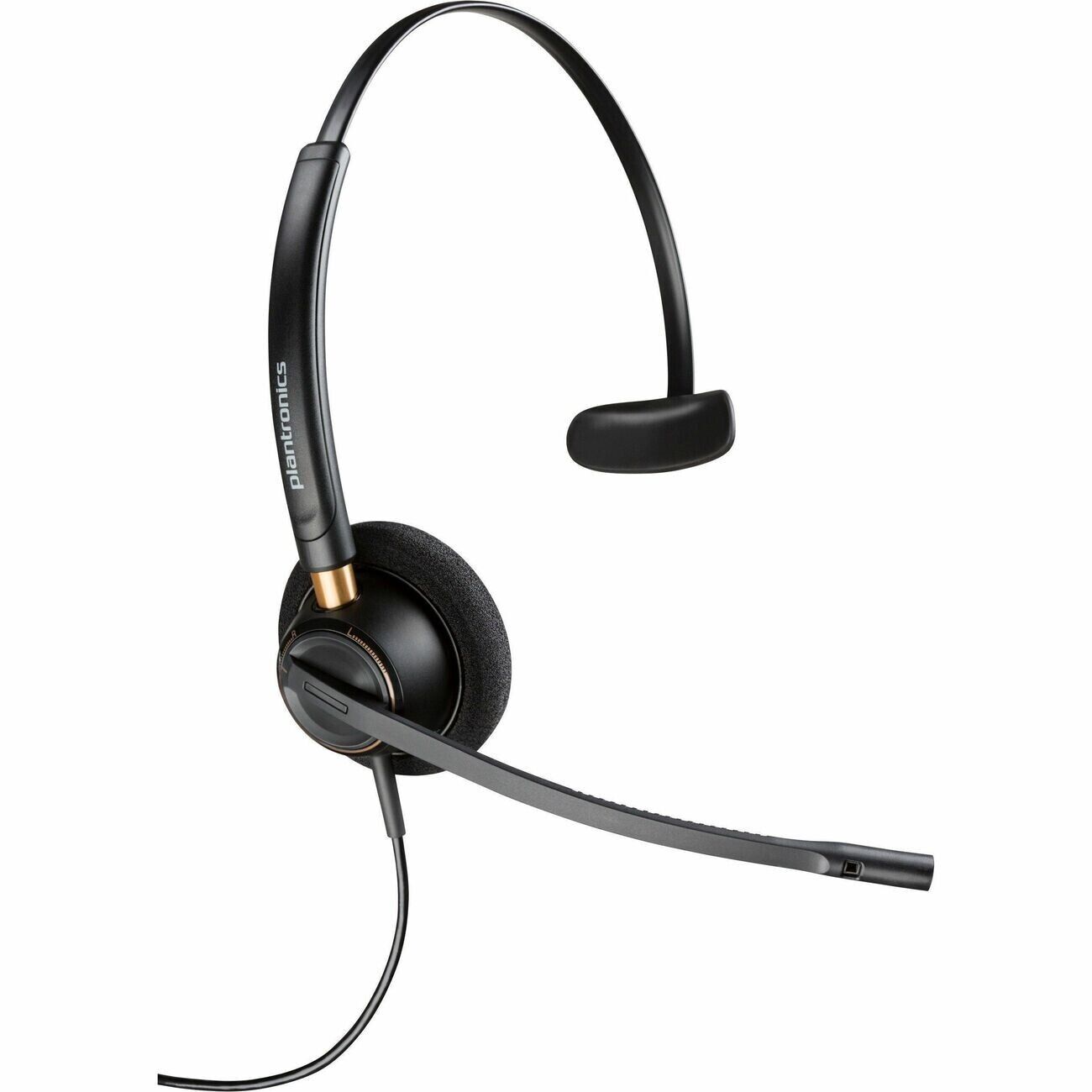 Poly 783Q1AA#ABA EncorePro 510 Mono Over Head Headset Quick Disconnect 3.5mm