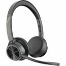 Poly 77Z00AA Voyager 4320 USB Wireless Stereo Teams Google Headset Charge Stand