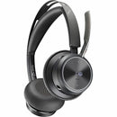 Poly 77Y90AA Voyager Focus 2-M Wireless BT USB Stereo Headset w Charge Stand BLK