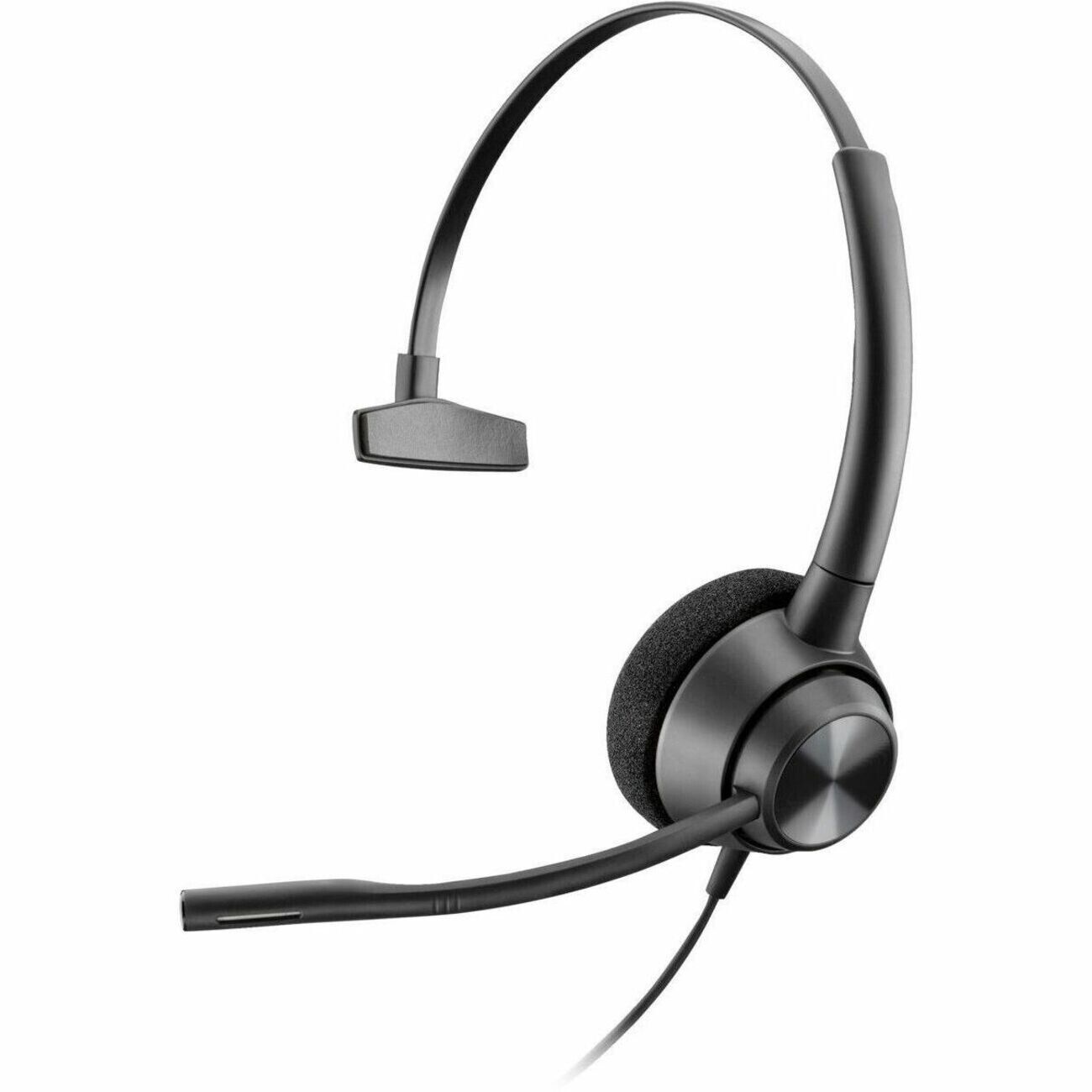 Poly 77T43AA EncorePro 310 Mono Over Head USB Headset Quick Disconnect Boom Mic