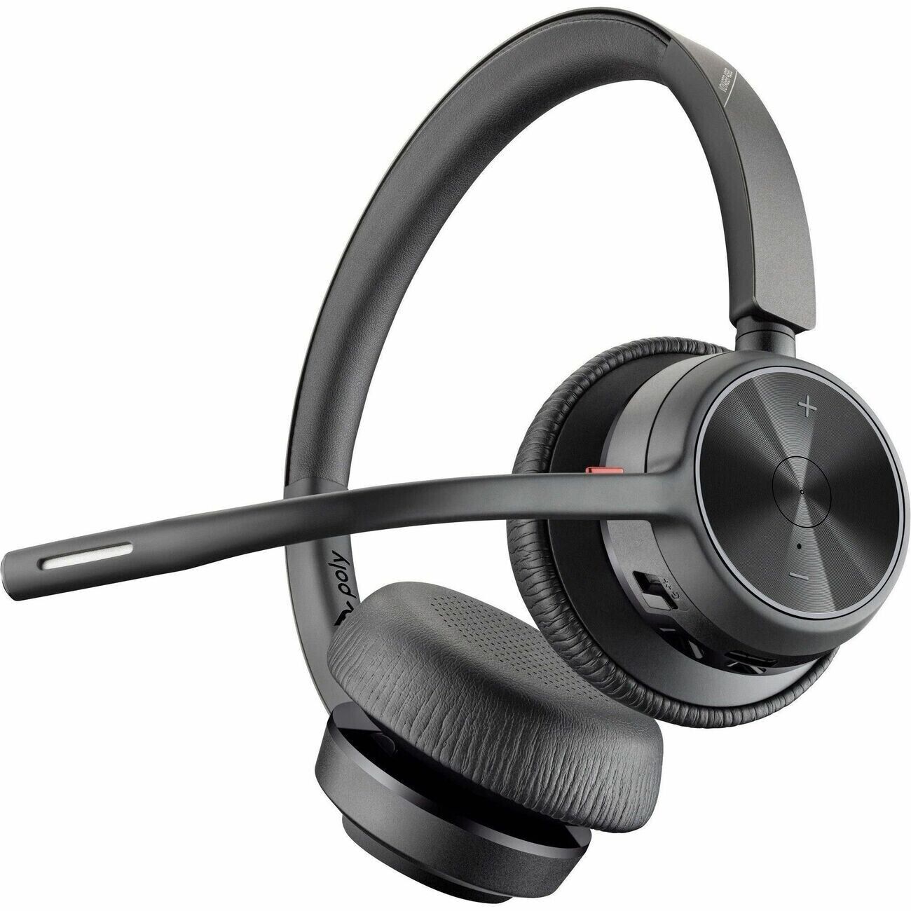 Poly 76U49AA Voyager 4320 Bluetooth Wireless USB-A Over Head Stereo Headset Blac