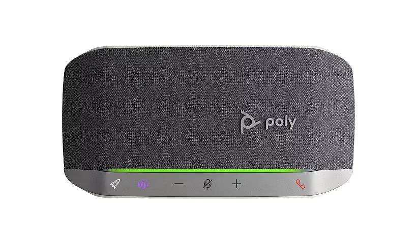 Poly 7F0J8AA Sync 20-M USB-C Speakerphone Omni Microphone Microsoft Teams Black