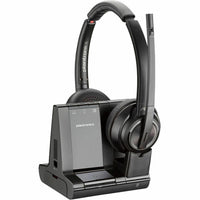 Poly 7S4B6AA#ABA Savi 8220-M 3in1 Office Stereo Wireless DECT BT Headset w Stand