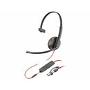 Poly 8X227A6 Blackwire 3215 Mono USB-C/A 3.5mm Headset Inline Control TAA TEAMS