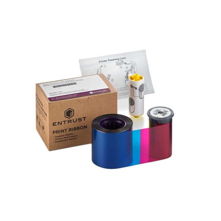Entrust 525100-005 Color Ribbon Kit YMCKT-KT