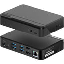 Alogic DUTHDPR Twin HD 1080 Universal Docking Station HDMI G-Eth USB-C/A PD 85W