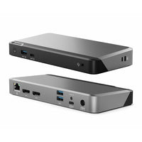 Alogic DUPRMX3-WW Triple 4K 5K MX3 Docking Station DP G-ETH USB-C/A PD micro SD